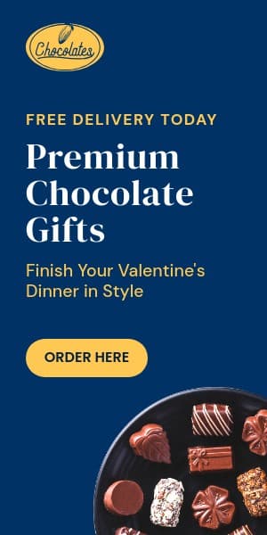 Premium Chocolate Valentine's Day Gifts Half Page