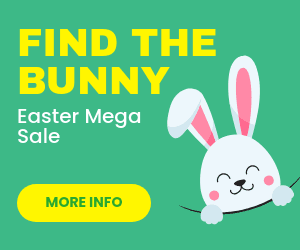 Find the Bunny Easter Mega Sale Inline Rectangle