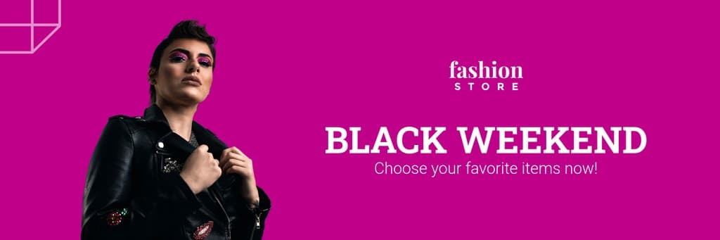 Pink Fashion Black Friday X Header
