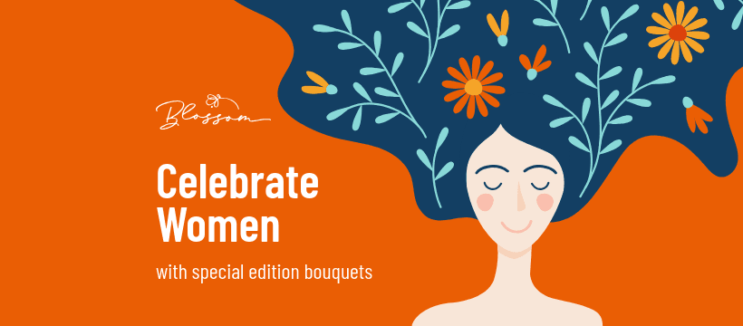 Flower Shop Celebrate Women's Day Facebook Cover