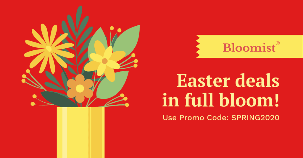 Easter Deals in Full Bloom Facebook Sponsored Message