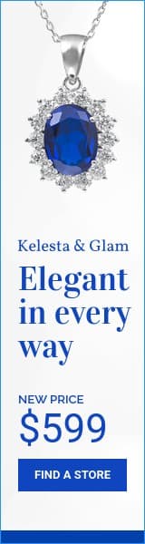 Elegant Sapphire Necklace Wide Skyscraper