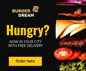 Free Burger Delivery in Your City Inline Rectangle