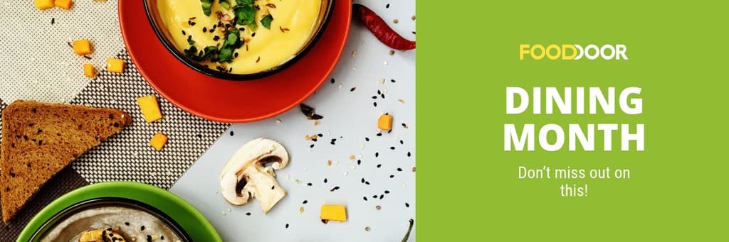 FoodDoor Dining Month Offer X Header