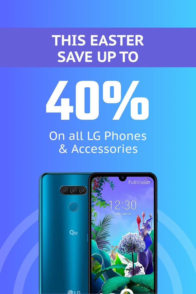 Blue Phone Easter Sale Pinterest Pin Tall