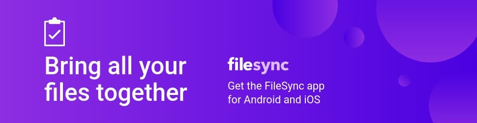 Purple File Synchronization App