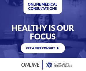 Blue Online Medical Consultations Inline Rectangle