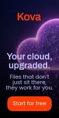 Your Digital Cloud Upgraded Kova Software Animated Vertical Banner