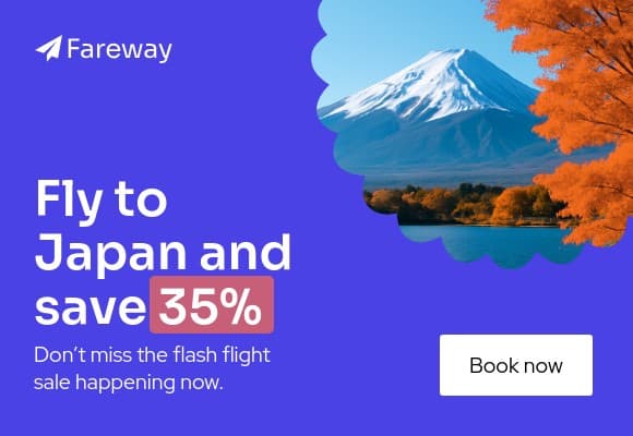 Fly to Japan and Save with Fareway Animated Netboard