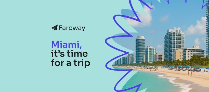 Miami Trip Fareway Travel Offer Animated Facebook Cover