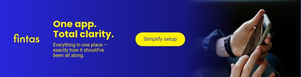 One App with Total Clarity Fintas Finance Animated Billboard