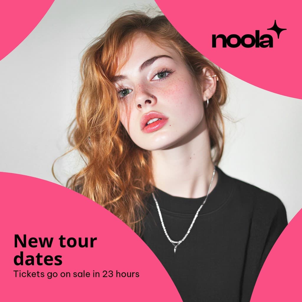 Noola New Tour Date Tickets Animated Facebook Square Post