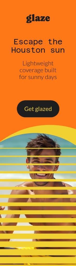 Escape Houston Sun Glaze Skincare Animated Portrait