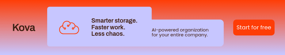 Smarter Storage Kova Software Animated Top Banner