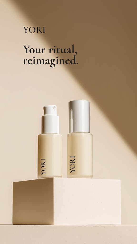 Your Ritual Reimagined Yori Beauty Products Animated Story