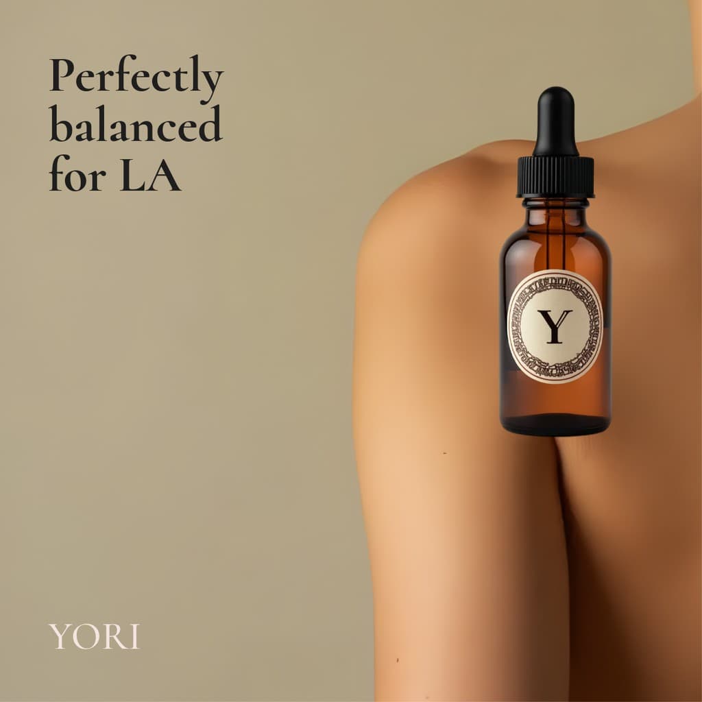 Perfectly Balanced Yori Beauty Products Animated Facebook Square Post