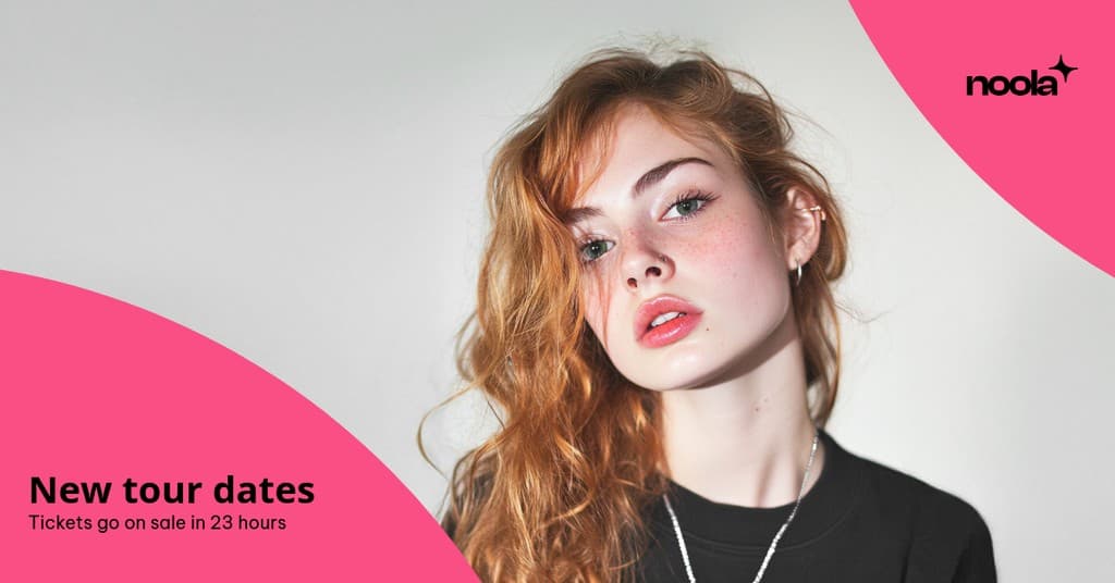 Noola New Tour Date Tickets Animated Facebook Sponsored Message