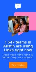 Teams in Austin using Linka Animated Vertical Banner