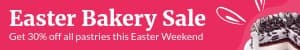 Easter Bunny Bakery Sale Mobile Banner