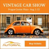 Vintage Car Show in Prague Animated