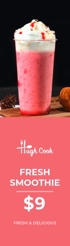 Fresh Strawberry Smoothie Deal Portrait