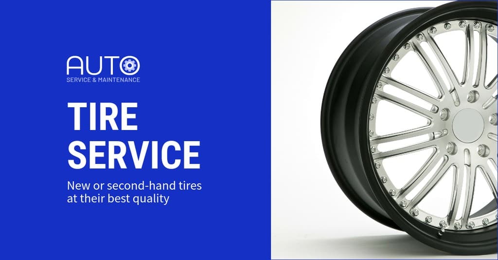 Best Quality Car Tire Service Animated Facebook Sponsored Message