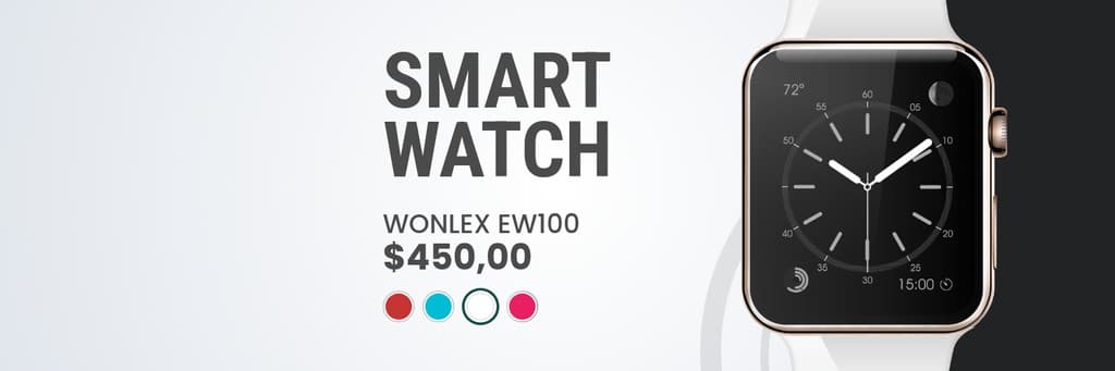 White Wonlex Smart Watch X Header