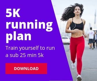 5k Running Plan Large Rectangle