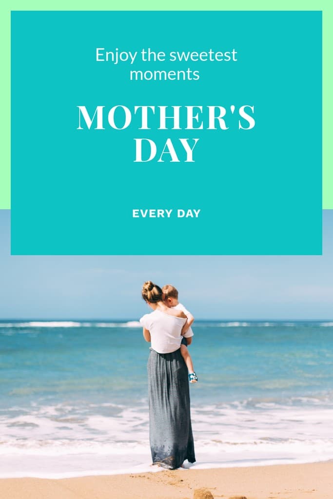 Mother's Day Enjoy the Sweetest Moments Pinterest Pin Tall