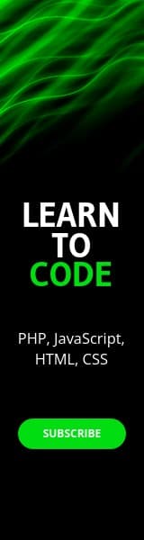 Learn to Code Green Black