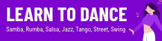 Learn to Dance with Free Entry Half Banner