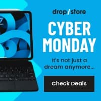 Cyber Monday Blue Laptop Dream Small Square