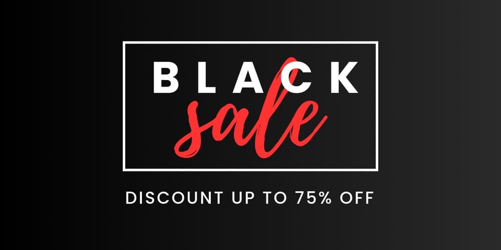 Red Style Black Friday Sale X Image Post
