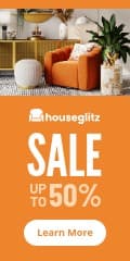 Orange House Furniture Sale Vertical Banner