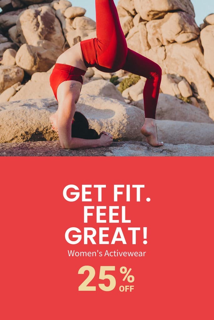 Get Fit with Women's Activewear Pinterest Pin Tall