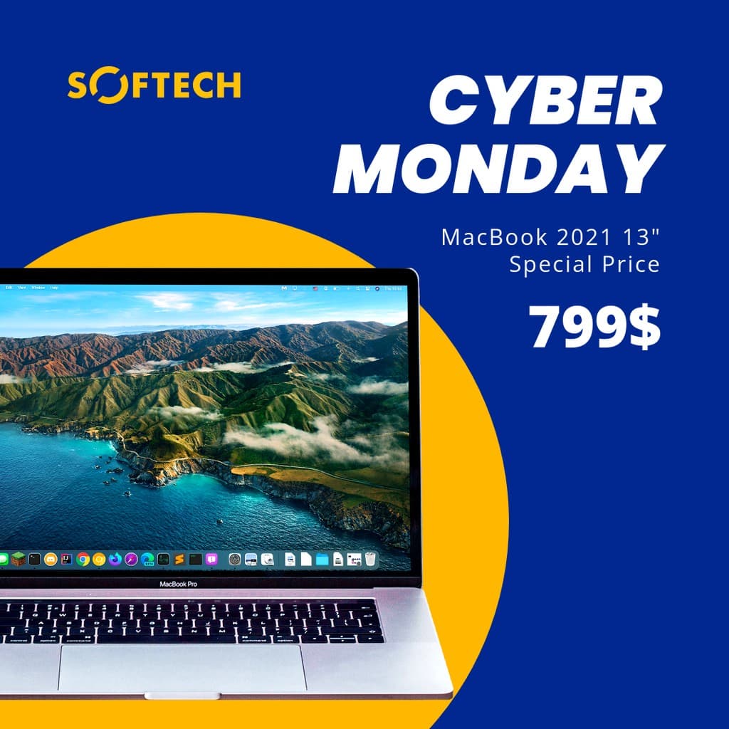 Cyber Monday MacBook 2021 Deal Instagram Post