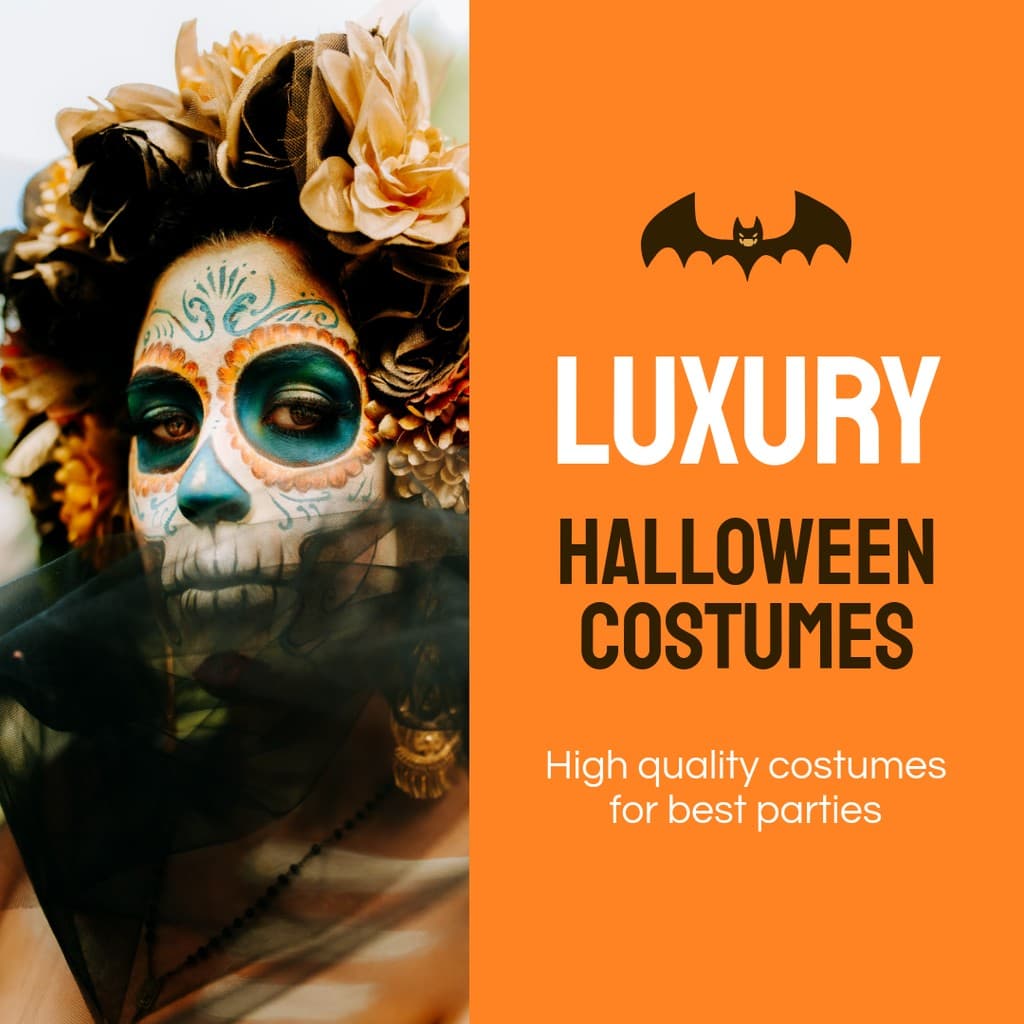 Luxury Quality Halloween Costumes Instagram Post