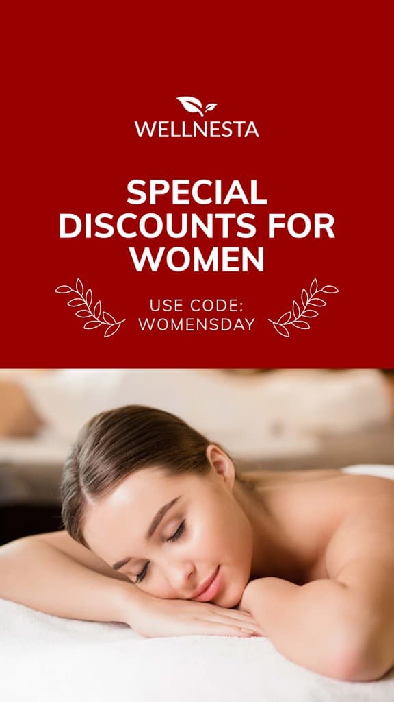 Special Discount for Women's Day Story