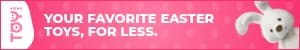 Favorite Bunny Easter Toys Mobile Banner