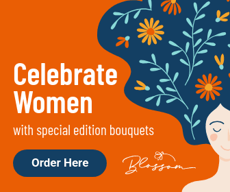 Flower Shop Celebrate Women's Day Large Rectangle