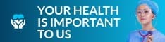 Your Health Is Important Get Insurance Half Banner