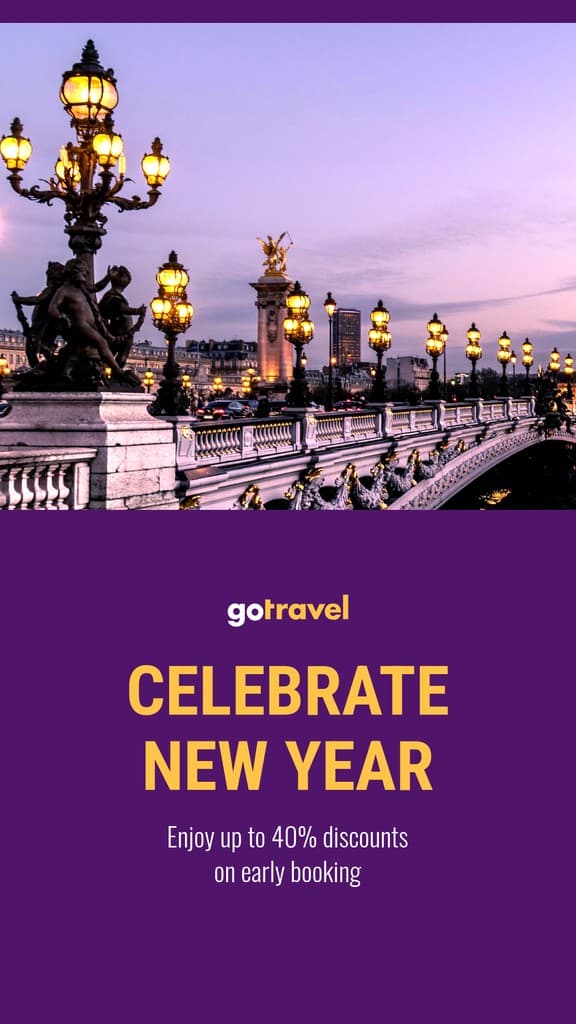 Celebrate New Year Early Booking Story