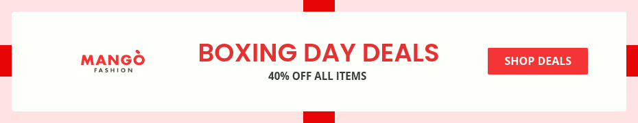 Boxing Day Fashion Deals Top Banner