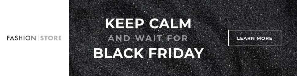 Keep Calm Black Friday Fashion Billboard