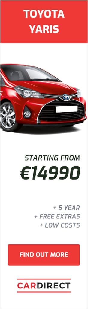 Red Toyota Yaris Automotive Animated