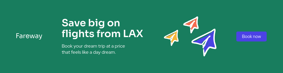 Fareway LAX Discount Flights Travel Offer Animated Billboard