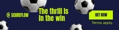 Thrill in the Win Soccer Scoreflow Betting Animated Half Banner