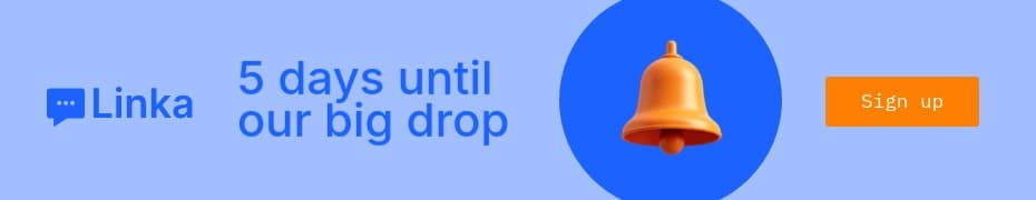 Big Drop Bell Linka Software Animated Top Banner