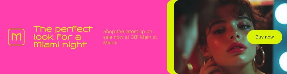 Perfect Miami Night Look Mantix Beauty Products Animated Billboard