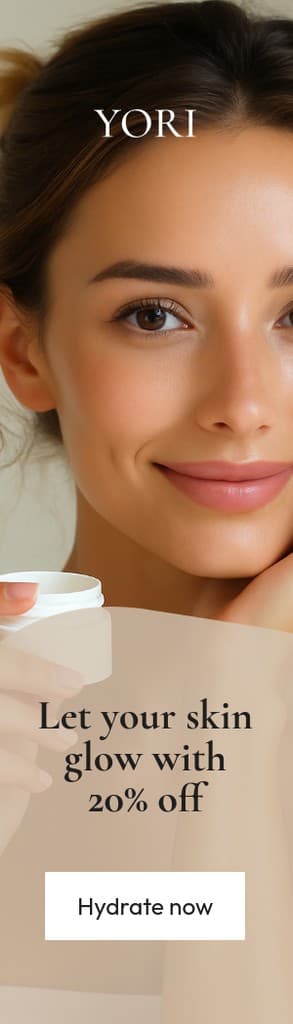 Let Your Skin Glow Yori Beauty Products Animated Portrait